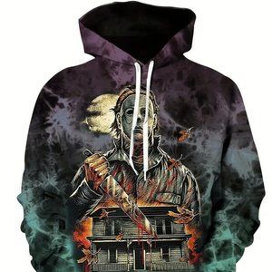 New Michael Halloween Hoodie, with pockets, XXL 46